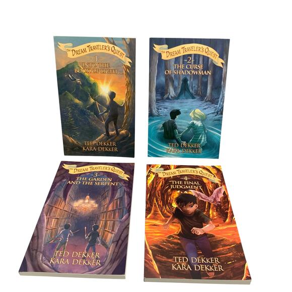 The Dream Travelers Quest Lot of 4 Books 1-4 by Ted & Kara Dekker Paperback - Picture 1 of 10